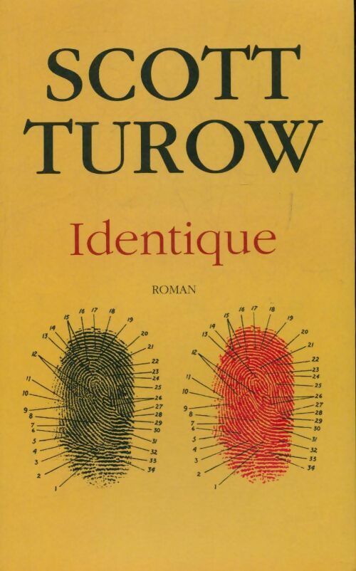 Identique - Scott Turow -  Le Grand Livre du Mois GF - Livre