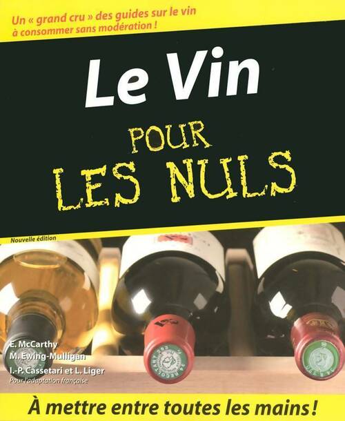 Livrenpoche : Le vin pour les nuls - Ed Mccarthy - Livre