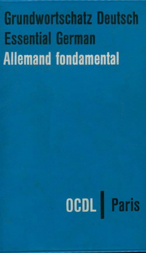 Livrenpoche : Allemand fondamental - Heinz Oehler - Livre