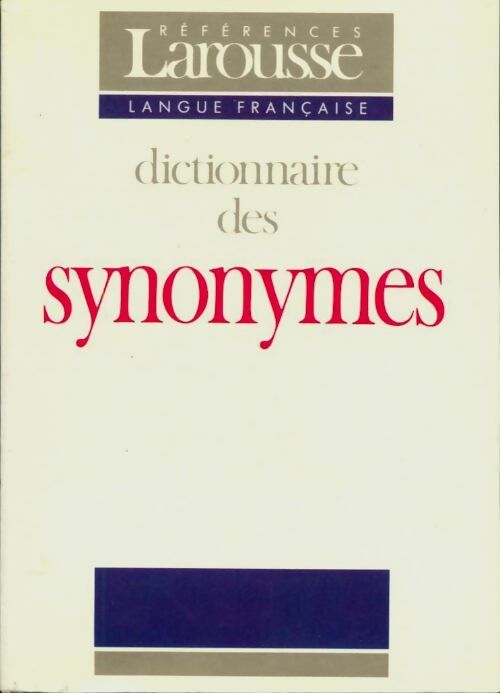 Livrenpoche : Nouveau dictionnaire des synonymes - Genouvrier-E+Desirat-C - Livre