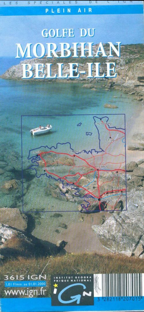 Livrenpoche : Carte de randonnée : Golfe du Morbihan - belle-Île - Collectif - Livre