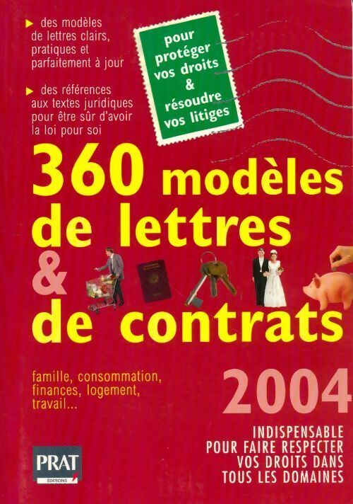Livrenpoche : 360 modèles de lettres et de contrats édition 2004 - Collectif - Livre