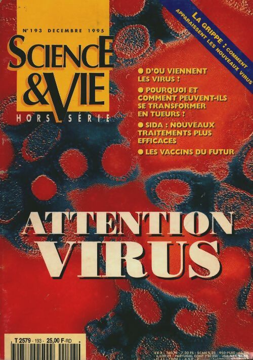 Livrenpoche : Science & vie Hors-série n°193 : Attention virus - Collectif - Livre
