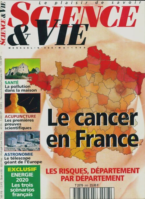 Livrenpoche : Science & vie n°968 : Le cancer en France - Collectif - Livre