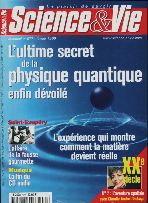 Livrenpoche : Science & vie n°977 : L'ultime secret de la physique quantique enfin dévoilé - Collectif - Livre