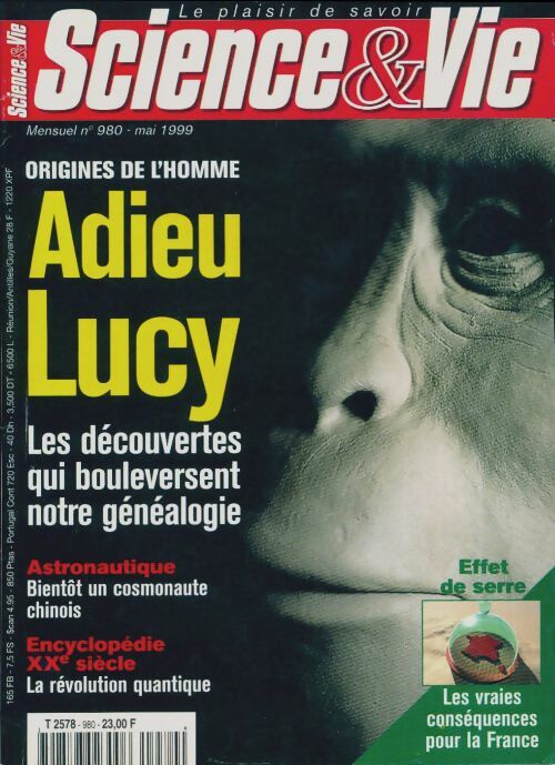 Livrenpoche : Science & vie n°980 : Origines de l'homme, adieu Lucy - Collectif - Livre