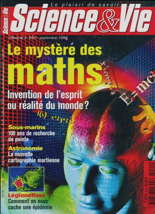 Livrenpoche : Science & vie n°984 : Le mystère des maths - Collectif - Livre