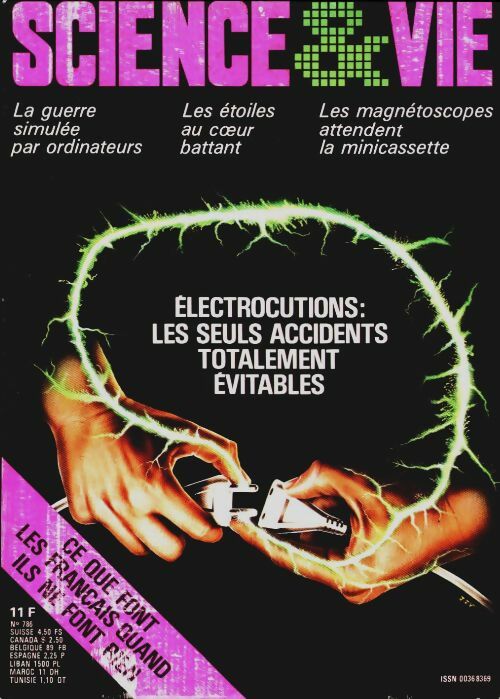 Livrenpoche : Science & vie n°786 : Electrocutions - Collectif - Livre