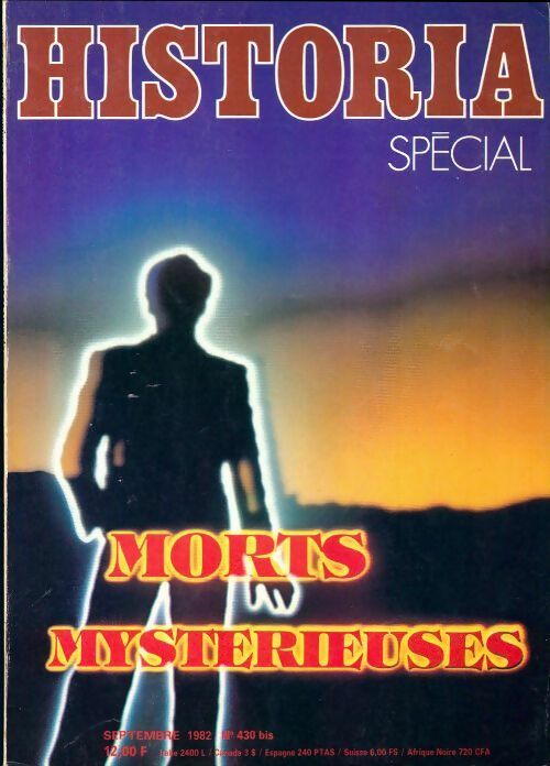 Livrenpoche : Historia spécial n°430 bis : Morts mystérieuses - Collectif - Livre