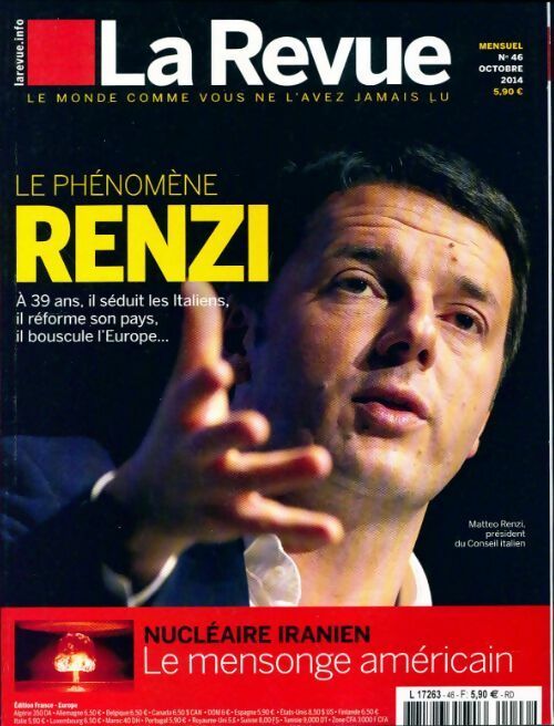 Livrenpoche : La revue n°46 : Le phénomène Renzi - Collectif - Livre