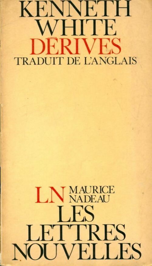 Livrenpoche : Dérives - Kenneth White - Livre