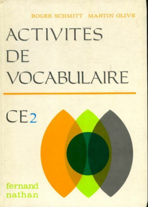 Livrenpoche : Activités de vocabulaire CE2 - Roger Schmitt - Livre