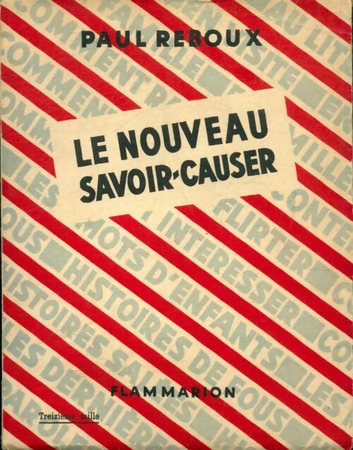 Livrenpoche : Le nouveau savoir-causer - Paul Reboux - Livre