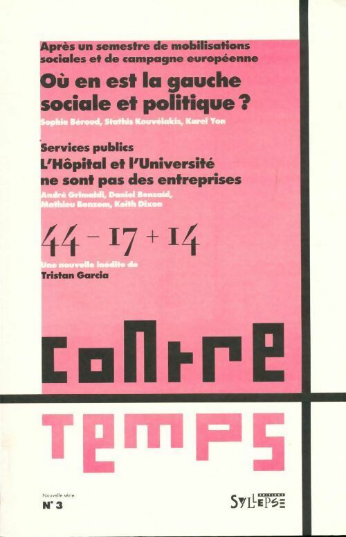 Livrenpoche : Contre temps n°3  - Collectif - Livre