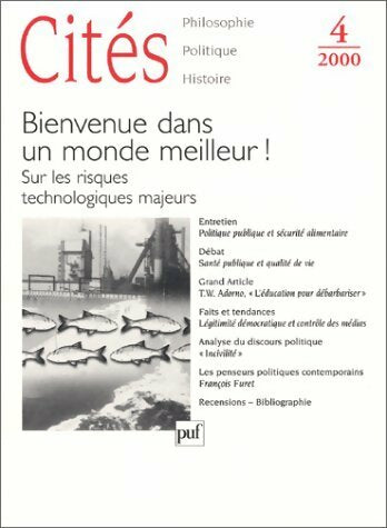 Livrenpoche : Cités n° 4  : Bienvenue dans un monde meilleur ! - Collectif - Livre