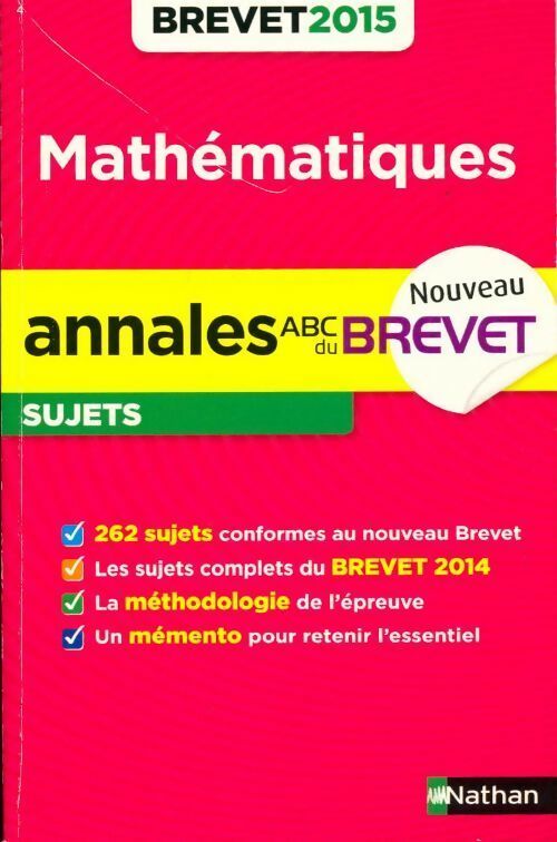 Livrenpoche : Mathématiques Brevet 2015 - Gilles Mora - Livre