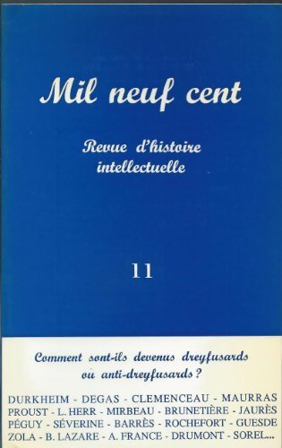 Livrenpoche : Mil neuf cent n°11 - Collectif - Livre