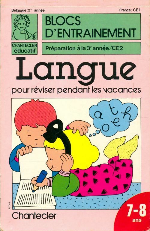 Livrenpoche : Langue pour réviser pendant les vacances 7*8 ans - Collectif - Livre