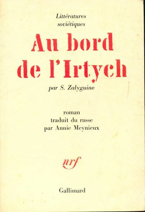 Livrenpoche : Au bord de l'Irtych - S. Zalyguine - Livre