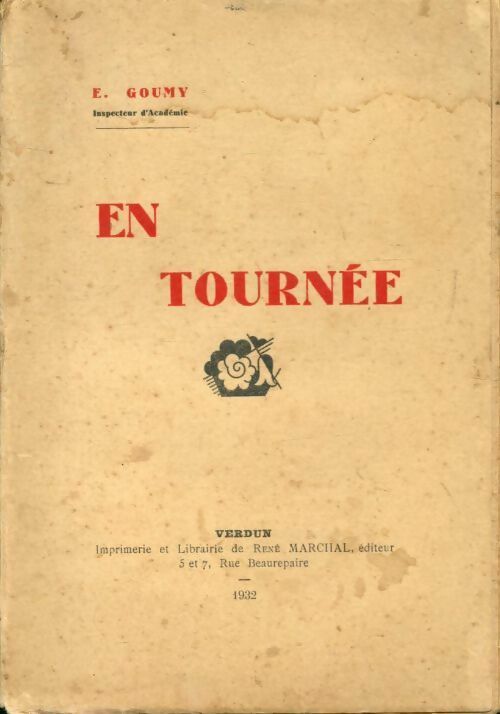Livrenpoche : En tournée - E. Goumy - Livre