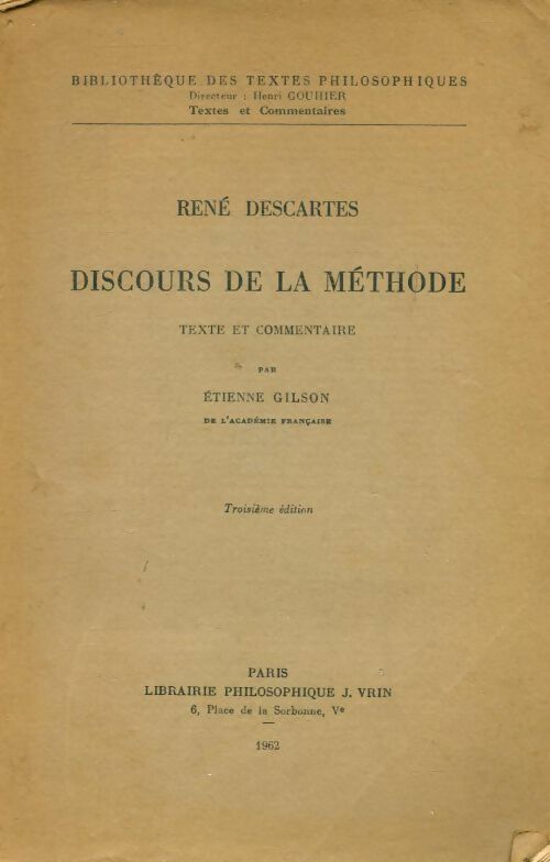 Livrenpoche : Discours de la méthode - René Descartes - Livre