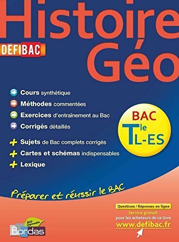 Livrenpoche : Histoire-géo Terminales L, ES - Collectif - Livre