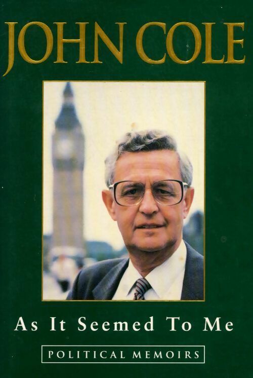 Livrenpoche : As it seemed to me - John Cole - Livre