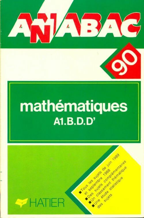 Livrenpoche : Mathématiques A1, B, D, D' - Collectif - Livre