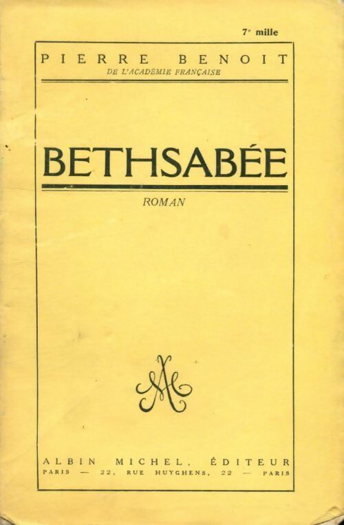 Livrenpoche : Bethsabée - Pierre Benoit - Livre