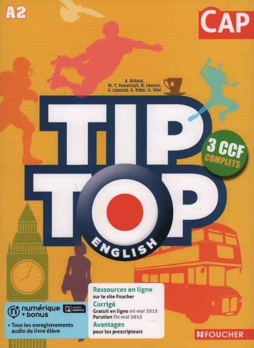 Tip Top English CAP A2 - Collectif -  Foucher GF - Livre