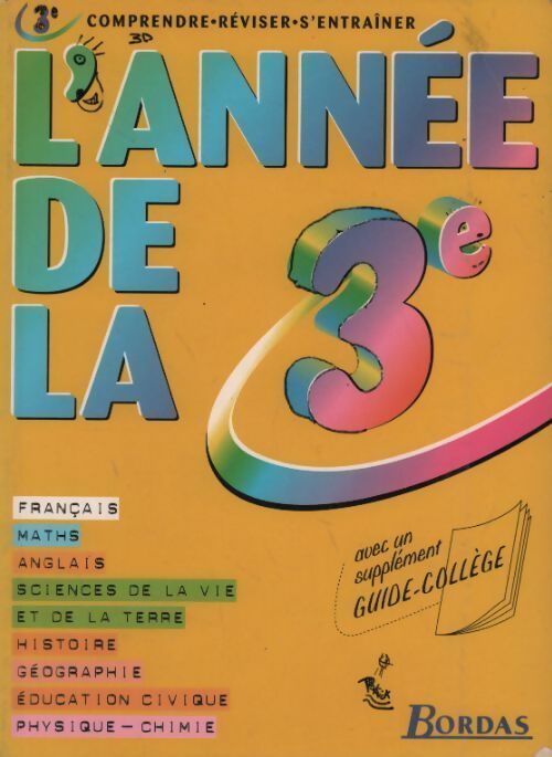 Livrenpoche : L'année de la 3e - L'Année De Bordas - Livre