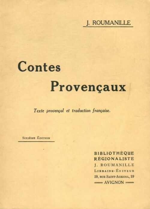 Livrenpoche : Contes provençaux - J. Roumanille - Livre