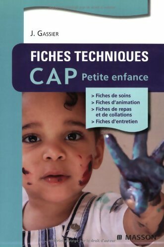 Livrenpoche : Fiches techniques CAP petite enfance - Jacqueline Gassier - Livre