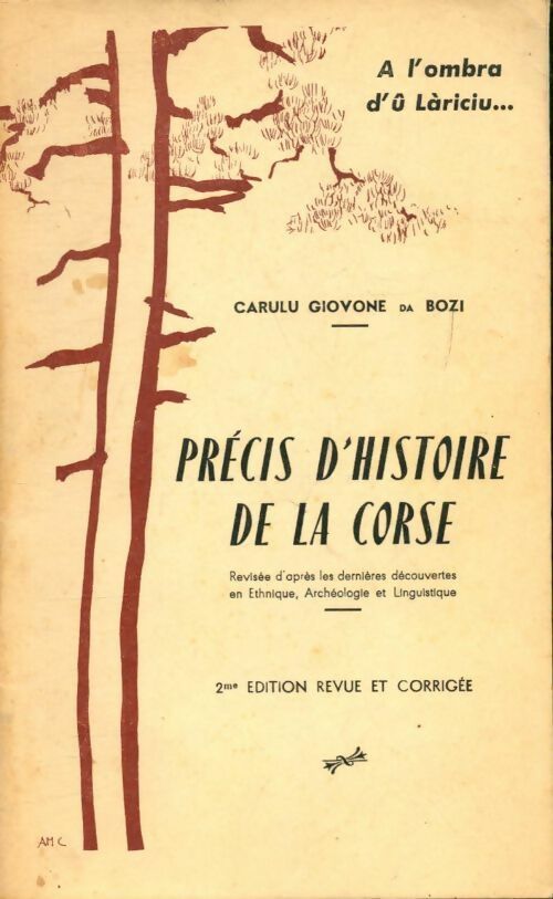 Livrenpoche : Précis d'histoire de la Corse - Carulu Giovoni - Livre