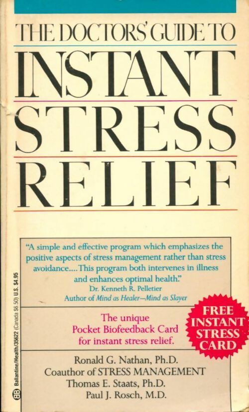 Livrenpoche : The doctor's guide to instant stress relief - Collectif - Livre