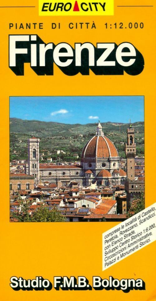 Livrenpoche : Firenze pianta della citta centro storico (euro-city) - Collectif - Livre