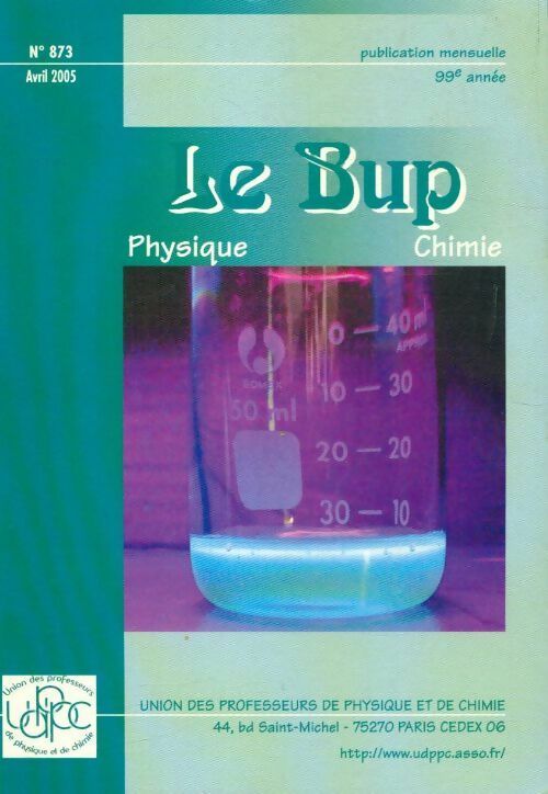 Le Bup n°873 - Collectif -  UDPPC - Livre