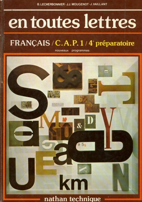 Livrenpoche : En toutes lettres CAP 1 - Collectif - Livre