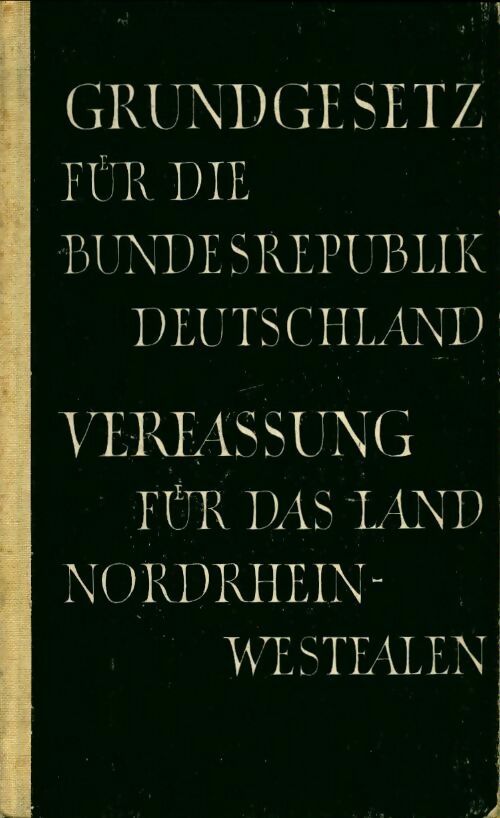Livrenpoche : Grundgesetz fur die bundesrepublik deutschland - Docteur Paul Luchtenberg - Livre