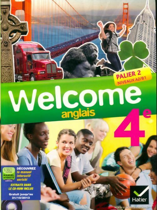Livrenpoche : Welcome 4e - Collectif - Livre