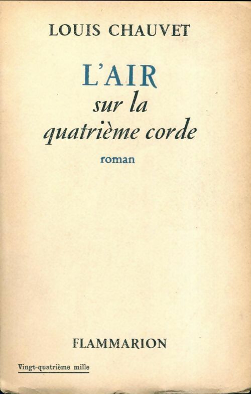 Livrenpoche : L'air sur la quatrieme corde - Louis Chauvet - Livre