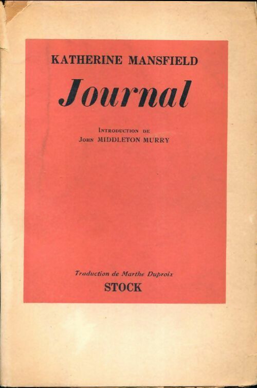 Livrenpoche : Journal - Katherine Mansfield - Livre