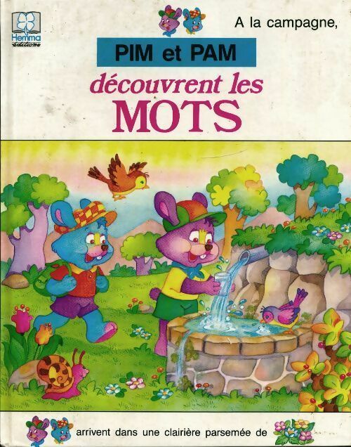 Livrenpoche : Pim et Pam découvrent les mots à la campagne - Carlos Busquets - Livre