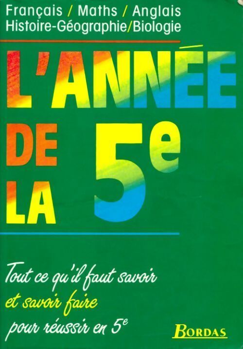 Livrenpoche : L'année de la 5e - Collectif - Livre