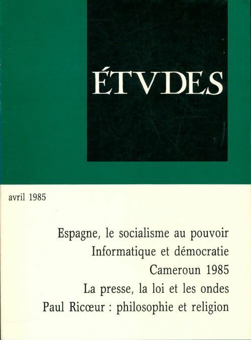 Livrenpoche : Etudes n°362-4 - Collectif - Livre