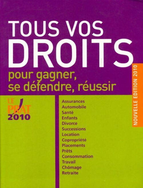 Livrenpoche : Tous vos droits 2010 - Collectif - Livre