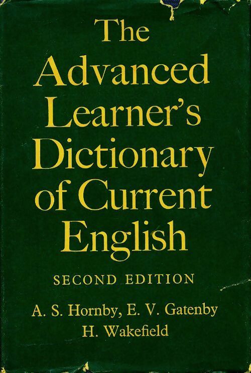 Livrenpoche : The advanced learner's dictionary of current English - A.S Hornby - Livre