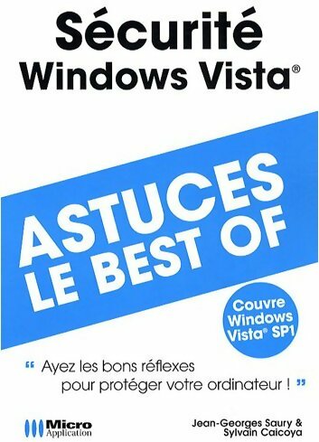 Livrenpoche : Sécurité Windows Vista - Jean-Georges Saury - Livre