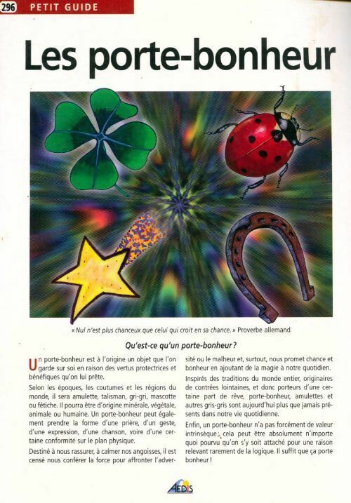 Livrenpoche : Les porte-bonheur - Collectif - Livre