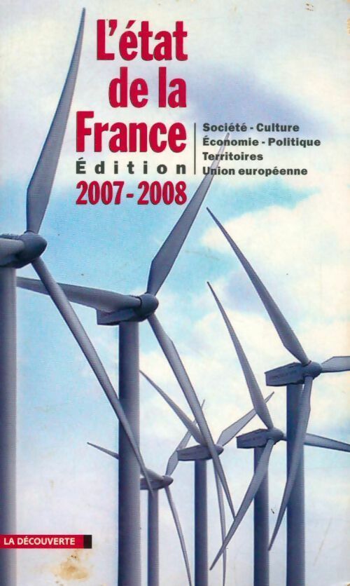 Livrenpoche : L'état de la France 2007-2008 - Collectif - Livre